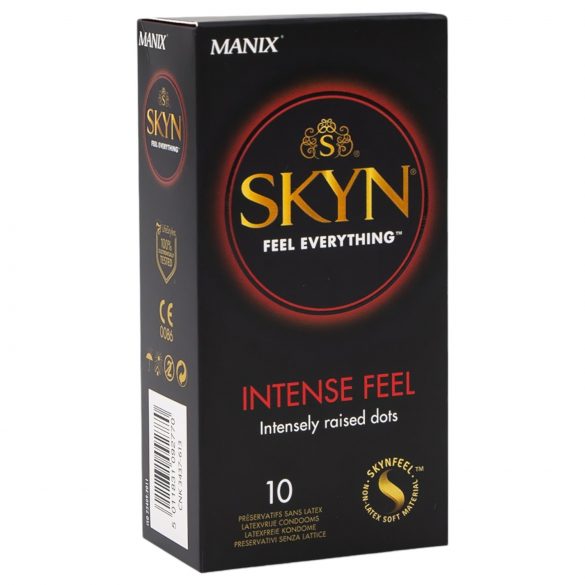 Manix SKYN Intense - latexfri, pärlbeströdd kondom (10 st)