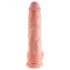 King Cock 25 cm dildo med pung - naturlig