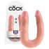 King Cock dubbel dildo (medium) - naturlig