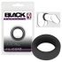 Black Velvet - Tjock ring 2,6 cm - svart