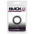 Black Velvet - Tjock ring 2,6 cm - svart