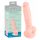 Medicinsk silikon dildo (18 cm) - naturfärg