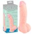 Medicinskt silikon dildo (20 cm) - naturfärg