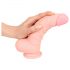 Medicinskt silikon dildo (20 cm) - naturfärg