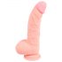 Medicinskt silikon dildo (20 cm) - naturfärg