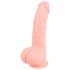 Medicinskt silikon dildo (20 cm) - naturfärg