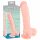 Medicinsk silikondildo (24 cm) - naturlig