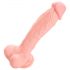 Medicinsk silikondildo (24 cm) - naturlig