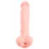 Medicinsk silikondildo (24 cm) - naturlig