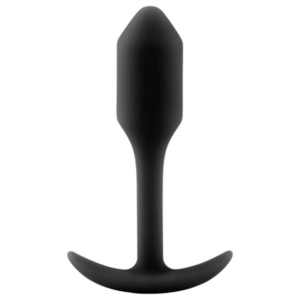 b-vibe Snug Plug 1 - analt plugg med inre vikt (55g) - svart