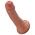 King Cock 15 cm dildo - brun