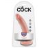 King Cock 7 dildo (18 cm) - naturlig