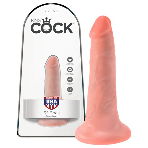 King Cock 5 dildo (13 cm) - naturlig