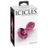 Icicles No. 79 - konisk rosa glasanusplugg