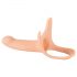 You2Toys - Strap-on - ihålig dildo, medium, natur