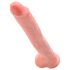 King Cock 14 med pung 35 cm dildo - naturfärg