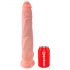 King Cock 14 med pung 35 cm dildo - naturfärg