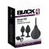 Black Velvet - 4-delad analplug set - svart