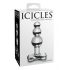 Icicles No. 47 - Trippel pärlglasanalplugg (transparent)