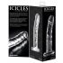 Icicles No. 62 - genomskinlig glaspennis-dildo