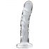 Icicles No. 62 - genomskinlig glaspennis-dildo