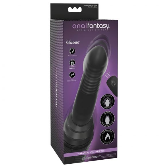 Analfantasy Ass Thruster - kraftfull analvibrator (svart)