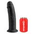 King Cock 10 - stor sugkopp dildo (25cm) - svart