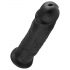 King Cock 10 - stor sugkopp dildo (25cm) - svart