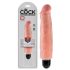 King Cock 7 Stiffy - Vattentät, verklighetstrogen dildo (18cm) - naturfärg