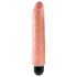 King Cock 10 Stiffy - Vattentät, naturtrogen dildo (25cm)