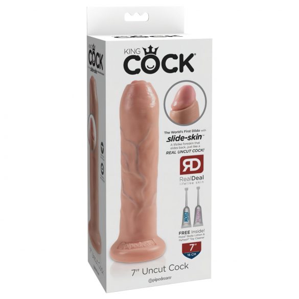 King Cock 7 - Naturlig dildo (18 cm)