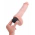 King Cock 8 - realistisk sprutdildo (20cm) - naturfärgad