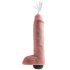 King Cock 11 - Naturtrogen Dildo med Sprutfunktion (28cm)