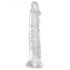 King Cock Clear 8 - Sugande stor dildo (20cm)