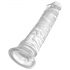 King Cock Clear 8 - Sugande stor dildo (20cm)