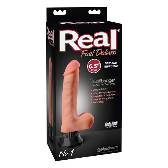 Äkta Deluxe No.1 - naturtrogen vibrator med pung