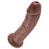 King Cock 20cm dildo - brun