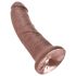 King Cock 20cm dildo - brun