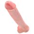 King Cock 15 - dildo med sugpropp och testiklar (38cm) - naturfärg