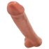 King Cock 15 - jätten dildo (38cm) - mörk natur