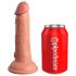 King Cock Elite 6 - Naturlig dildo med sugfot (15 cm)