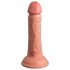 King Cock Elite 6 - Naturlig dildo med sugfot (15 cm)