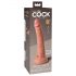 King Cock Elite 7 - Naturtro dildo med sugkopp (18 cm)