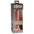 King Cock Elite 7 - Naturtro dildo med sugkopp (18 cm)