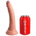 King Cock Elite 7 - Naturtro dildo med sugkopp (18 cm)