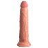 King Cock Elite 9 - realistisk sugkoppsdildo (23 cm) - naturfärg