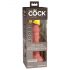 King Cock Elite 6 - naturtrogen vibrator med sugfot (15cm)