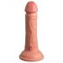 King Cock Elite 6 - naturtrogen dildo 15 cm (mörk)