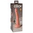 King Cock Elite 7 - sugande dildo m. bas, 18cm - naturlig