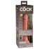 King Cock Elite 7 - sugande dildo m. bas, 18cm - naturlig